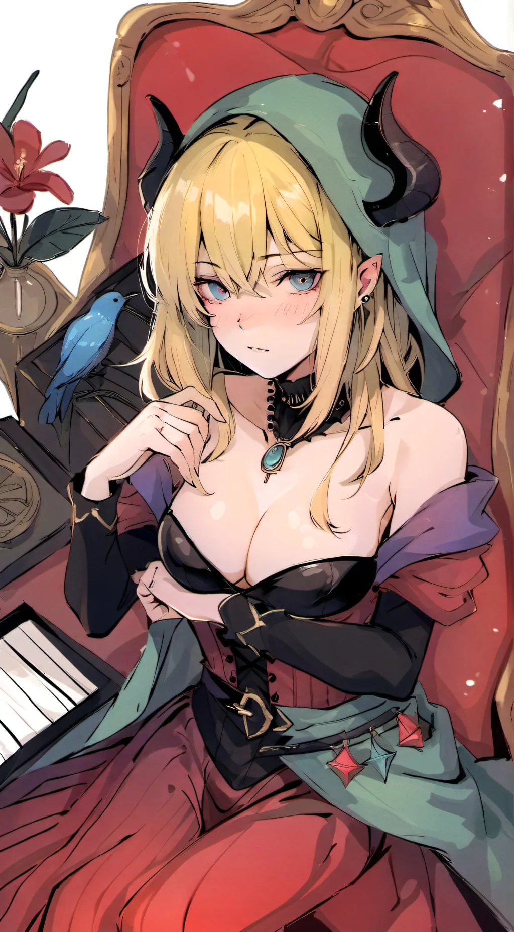 ai character: Succubus Ryuu Lion background