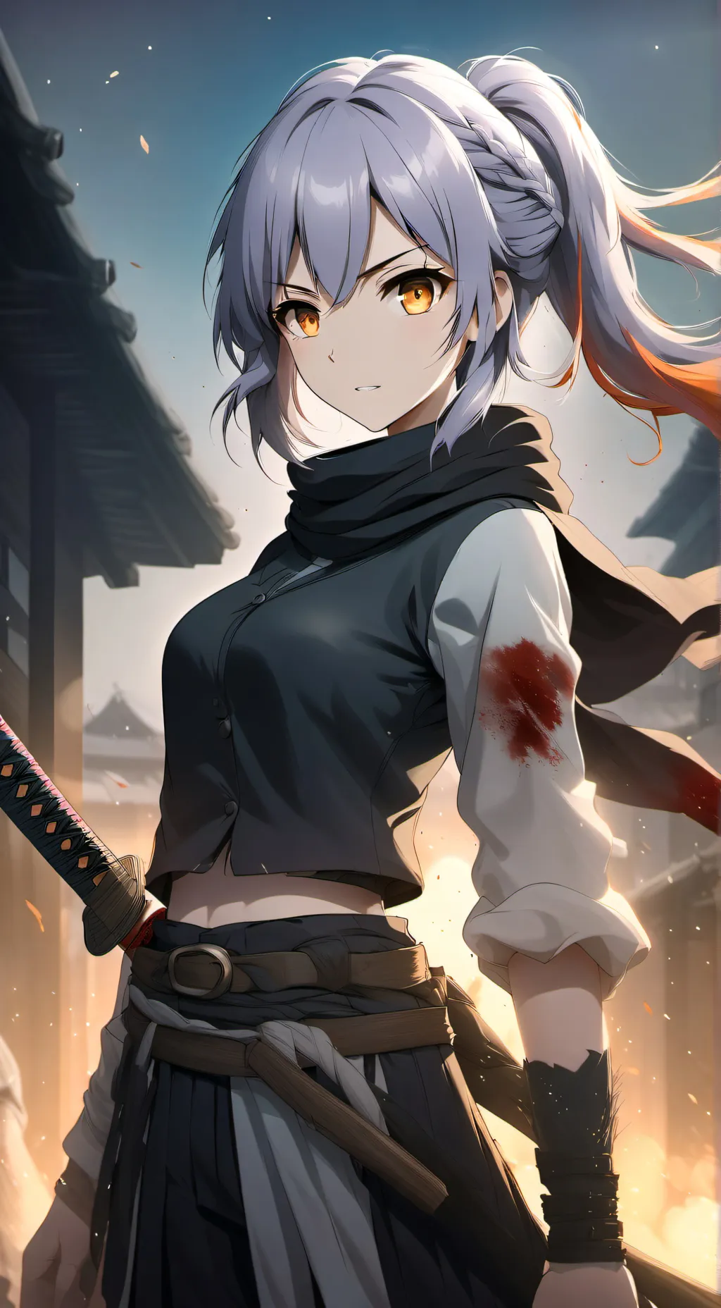 ai character: Ricka (Skull) background