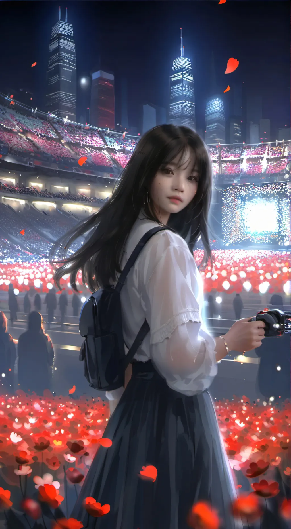 ai character: Aria background