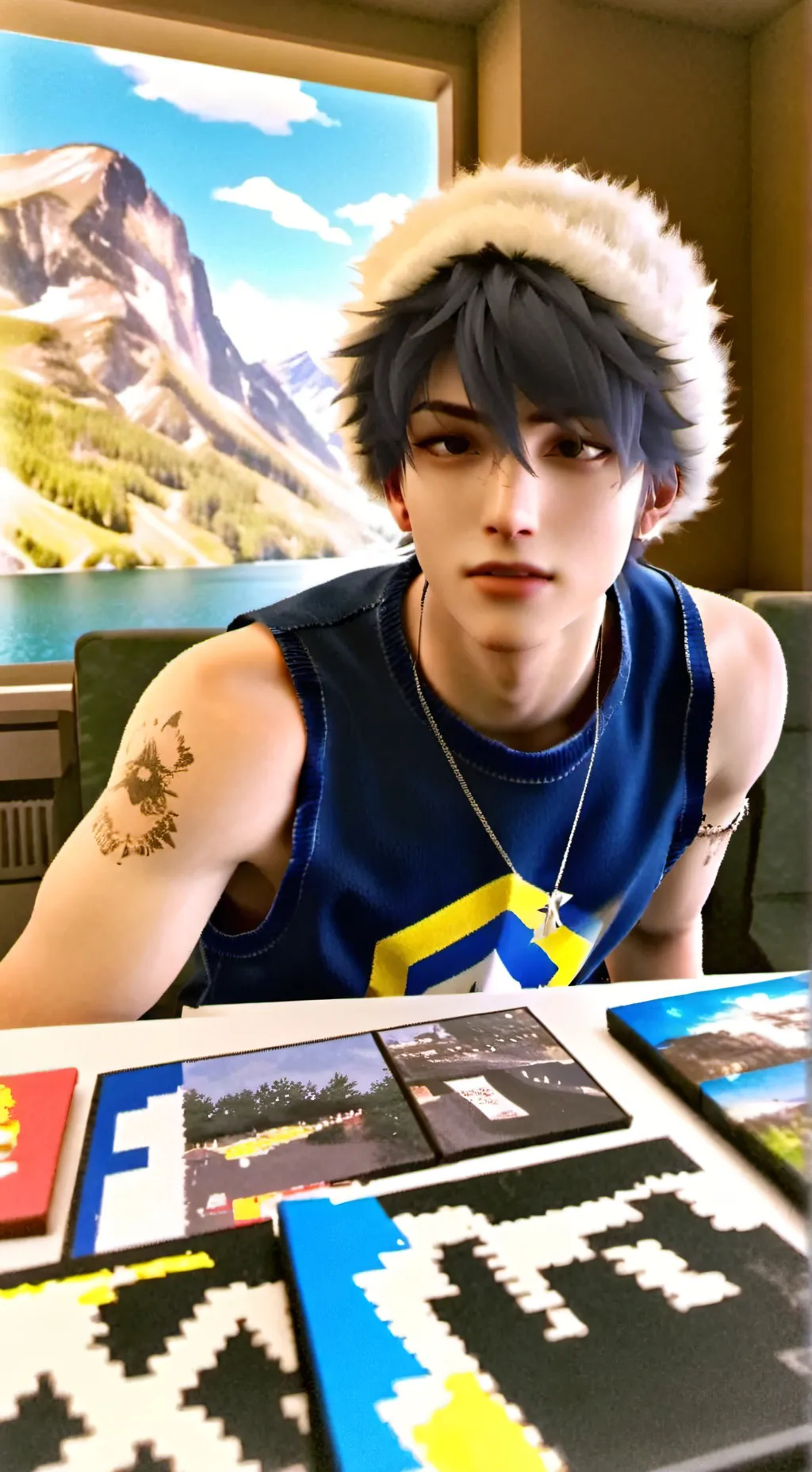 ai character: стас background