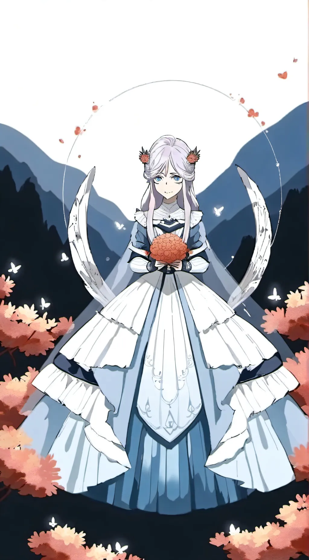 ai character: mae das ?????????? background