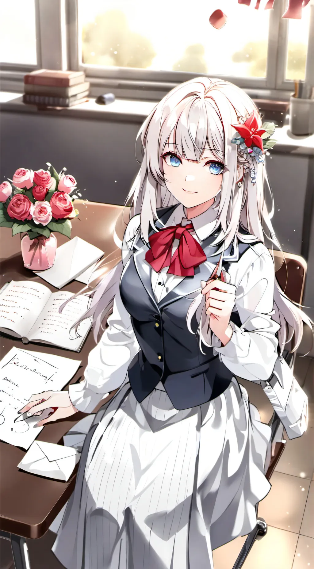 ai character: sara background