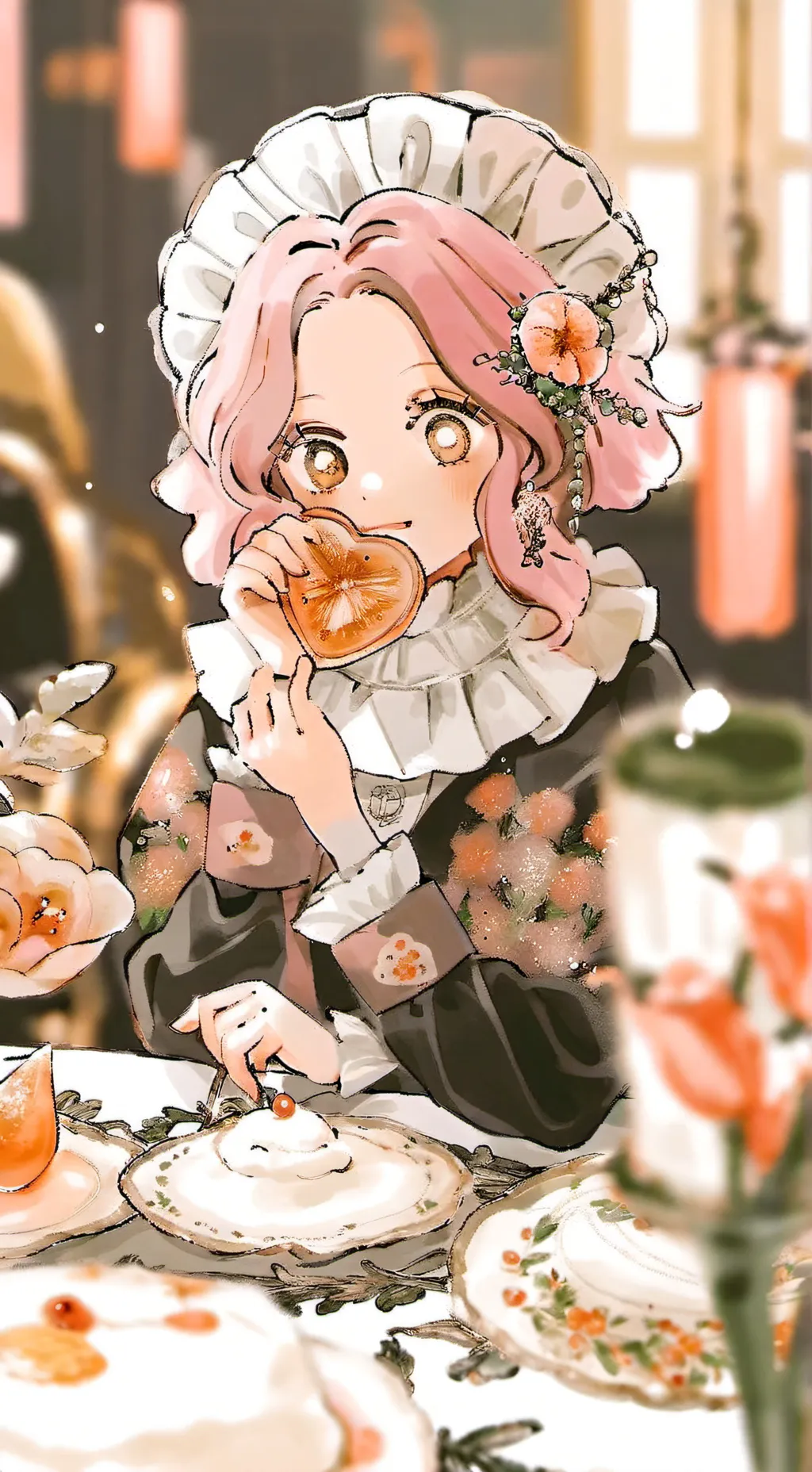 ai character: Marianaᰔ background