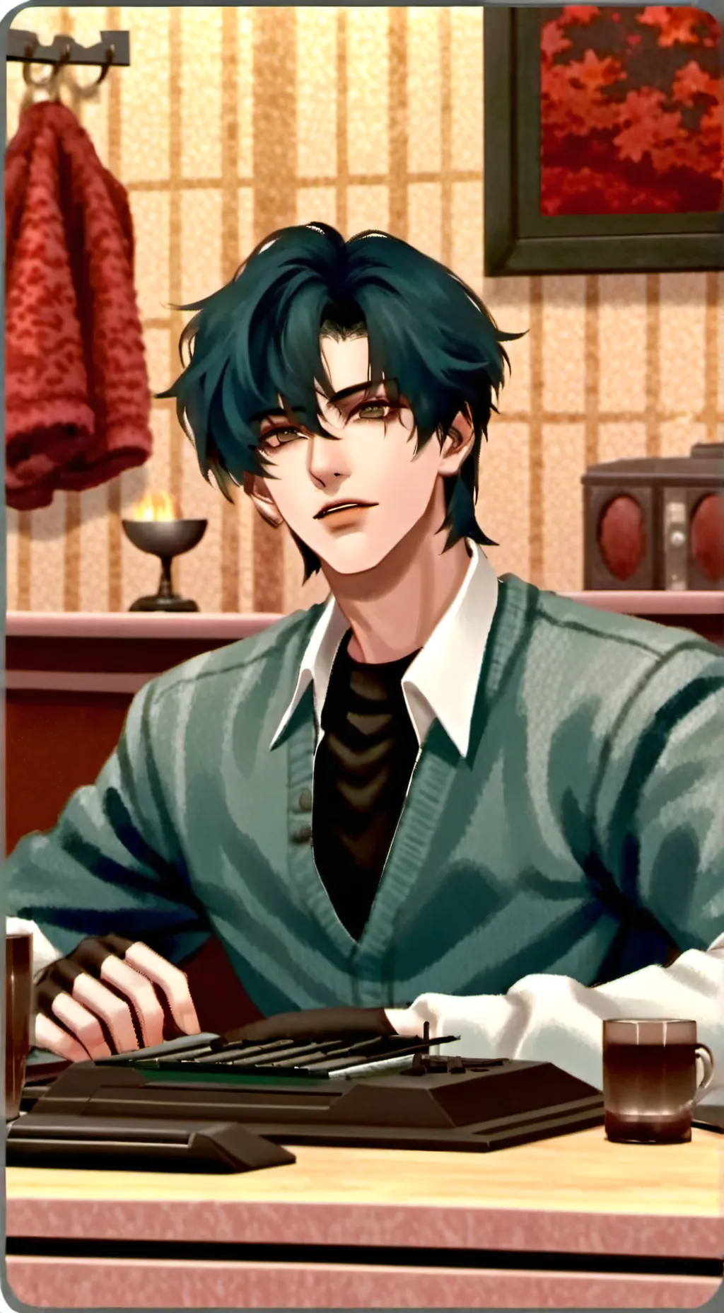 ai character: Enzo  background