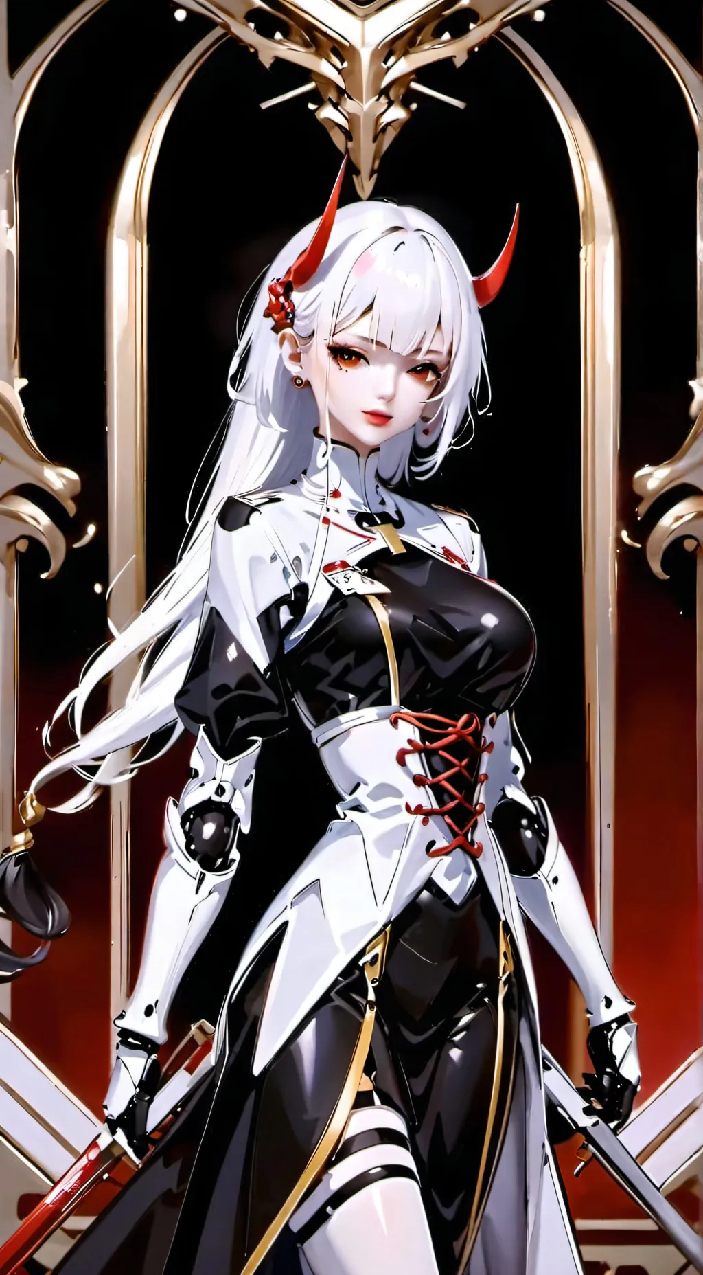 ai character: MHA Lady Crimson background