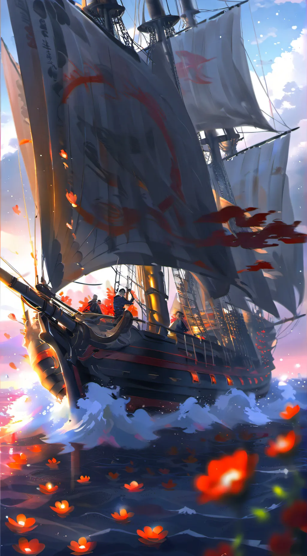 ai character: Ship ride background