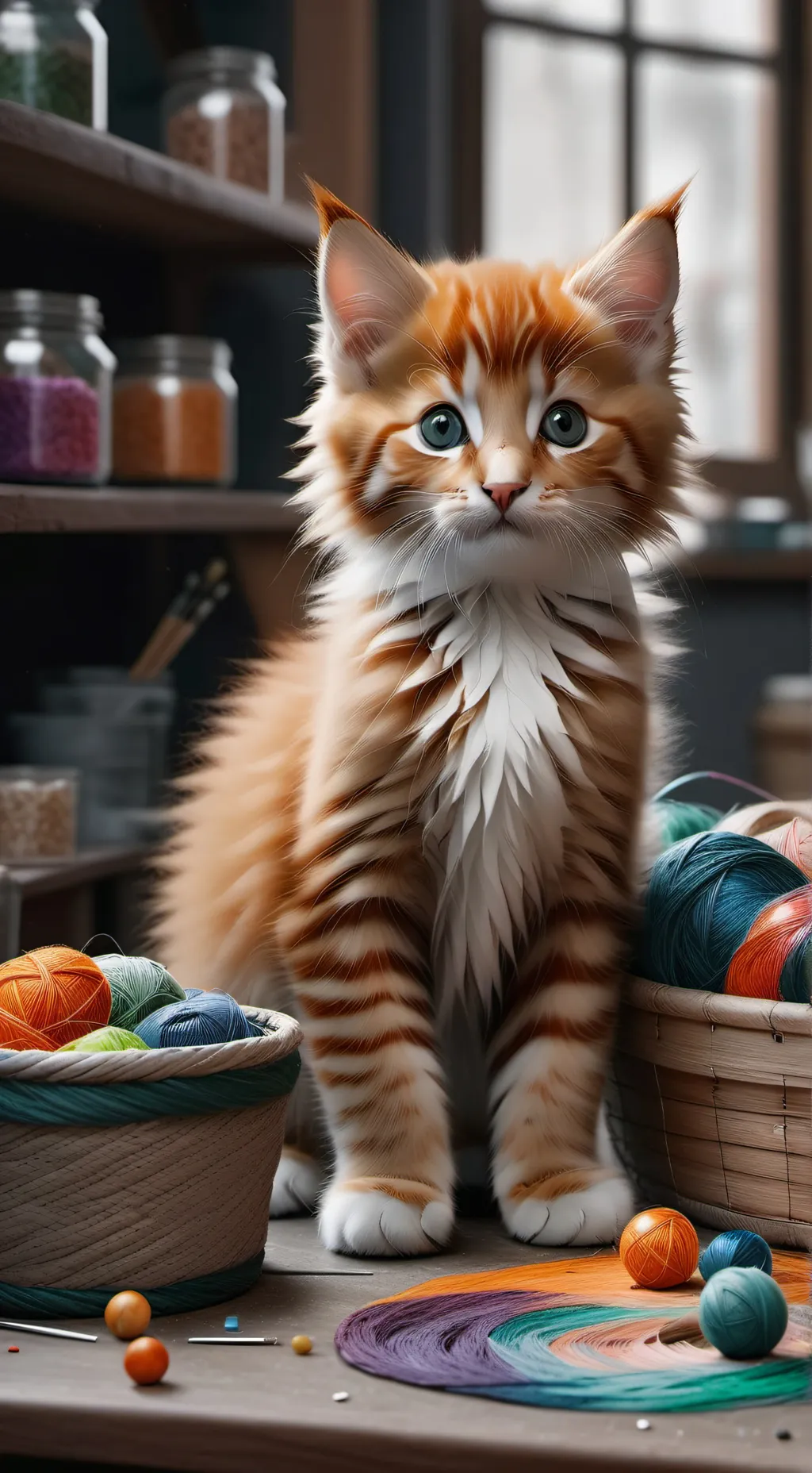 ai character: Cosaic background