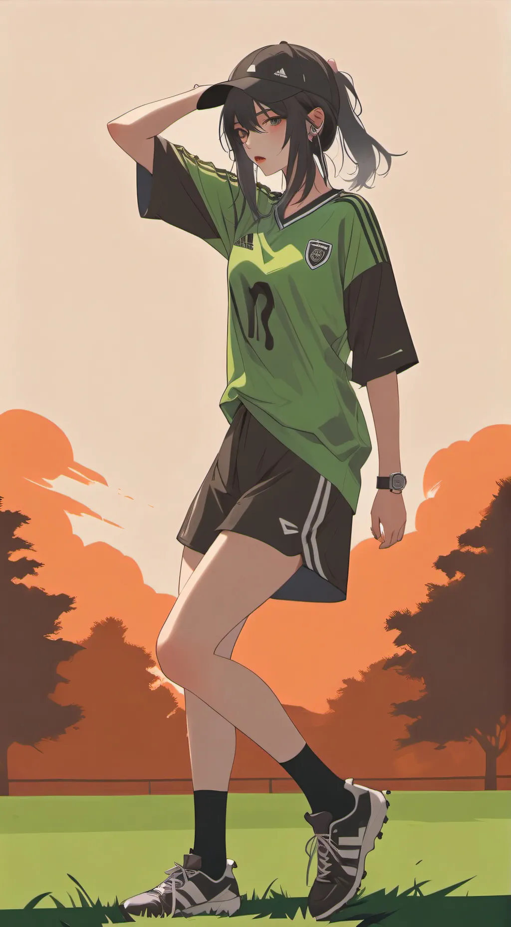 ai character: midnight  background