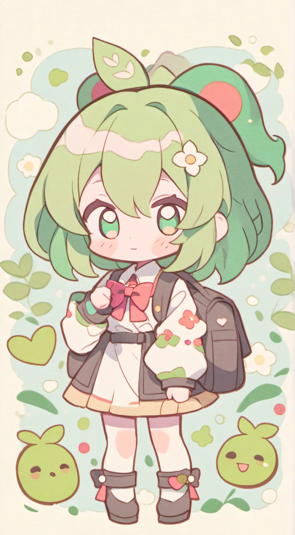 ai character: Tokito  background