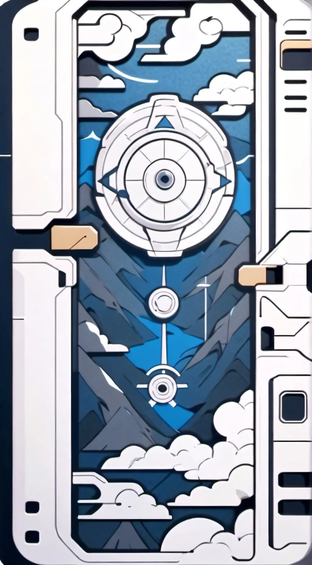 ai character: machine background