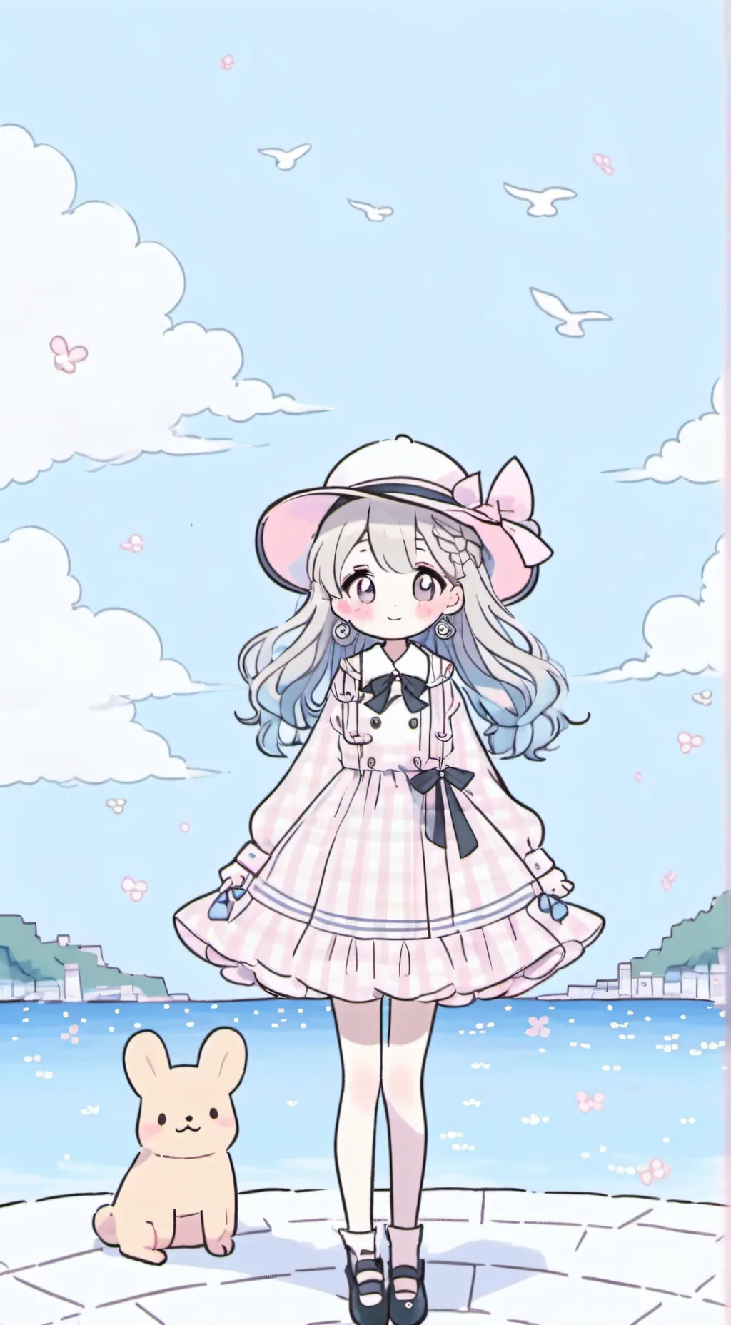 ai character: emoji background