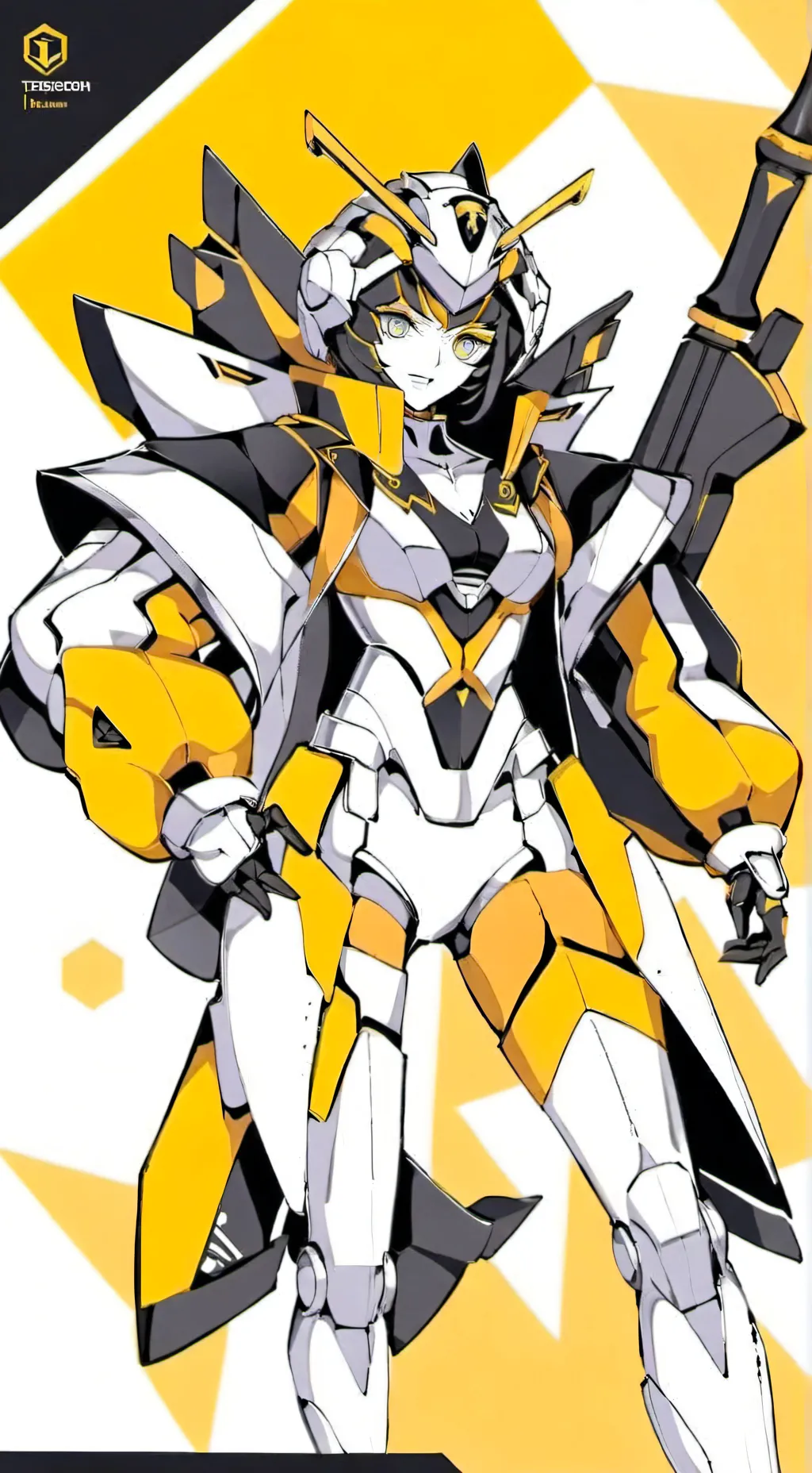 ai character: faemale BumbleBEE  background
