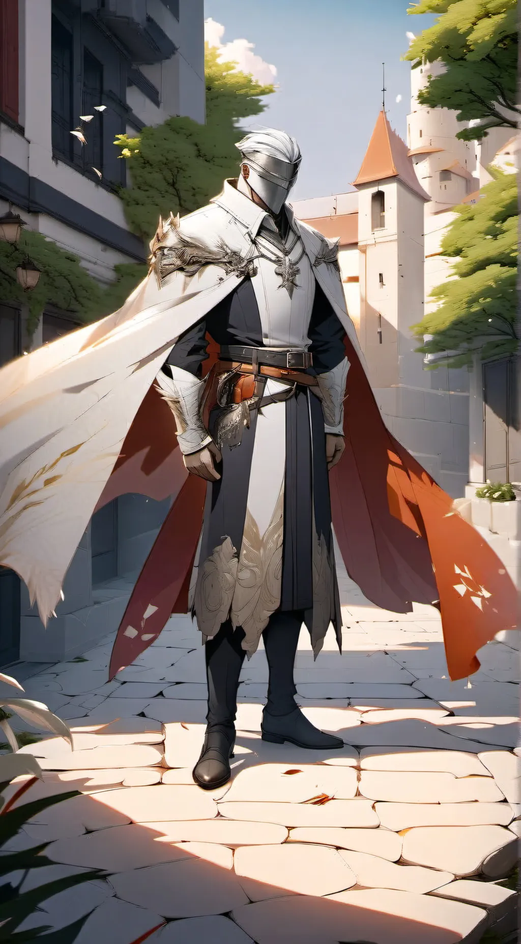 ai character: Le chevalier  background