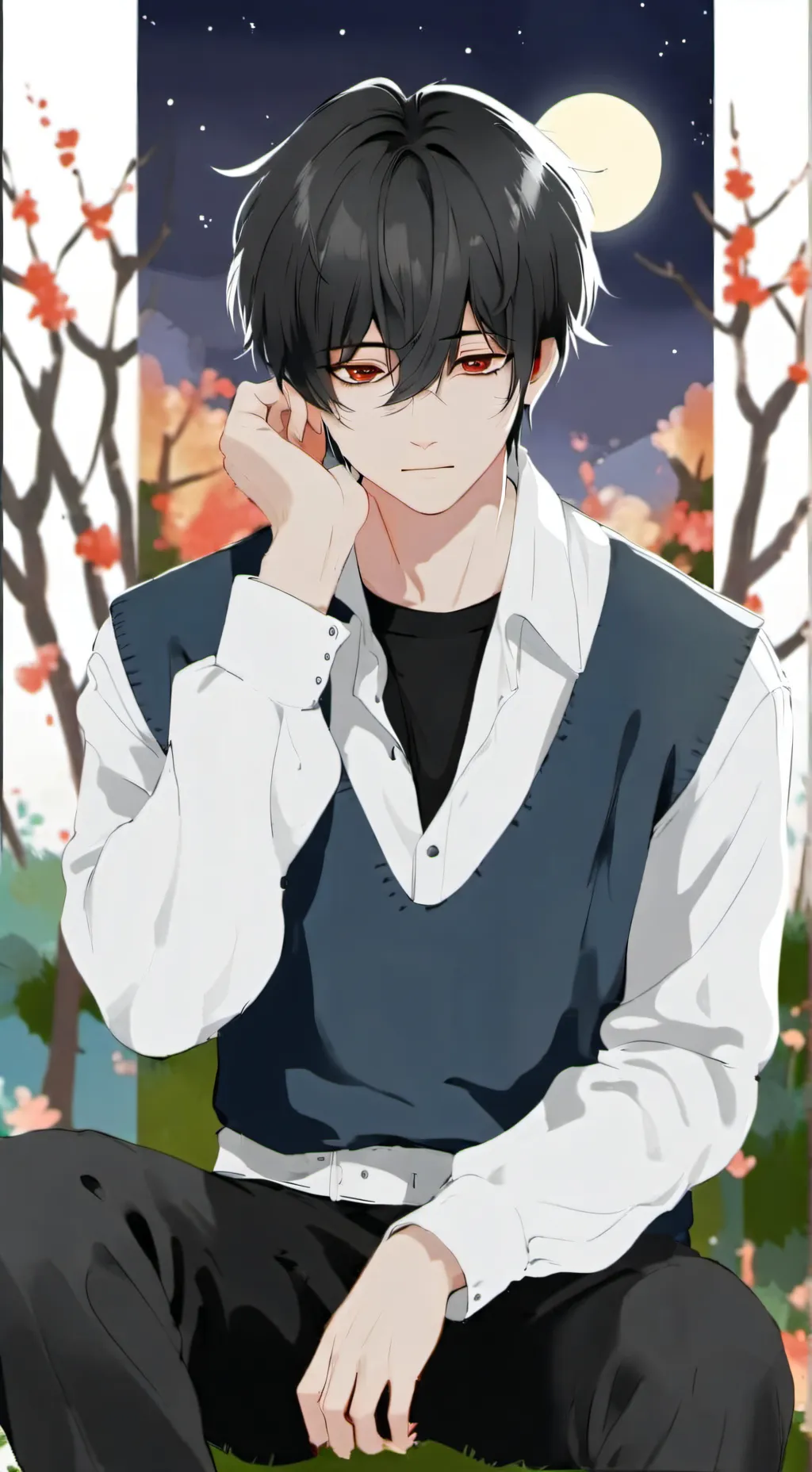 ai character: leon background