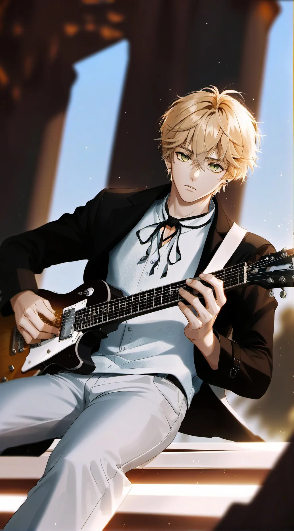 ai character: Your band  background