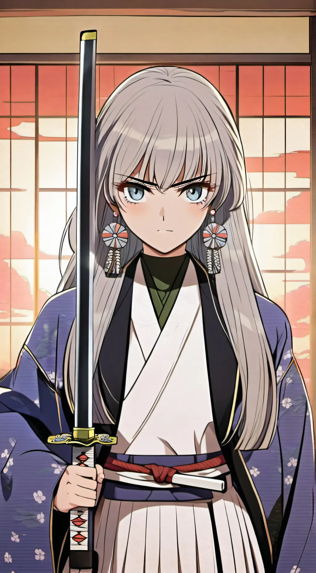 ai character: Kakura the samurai background