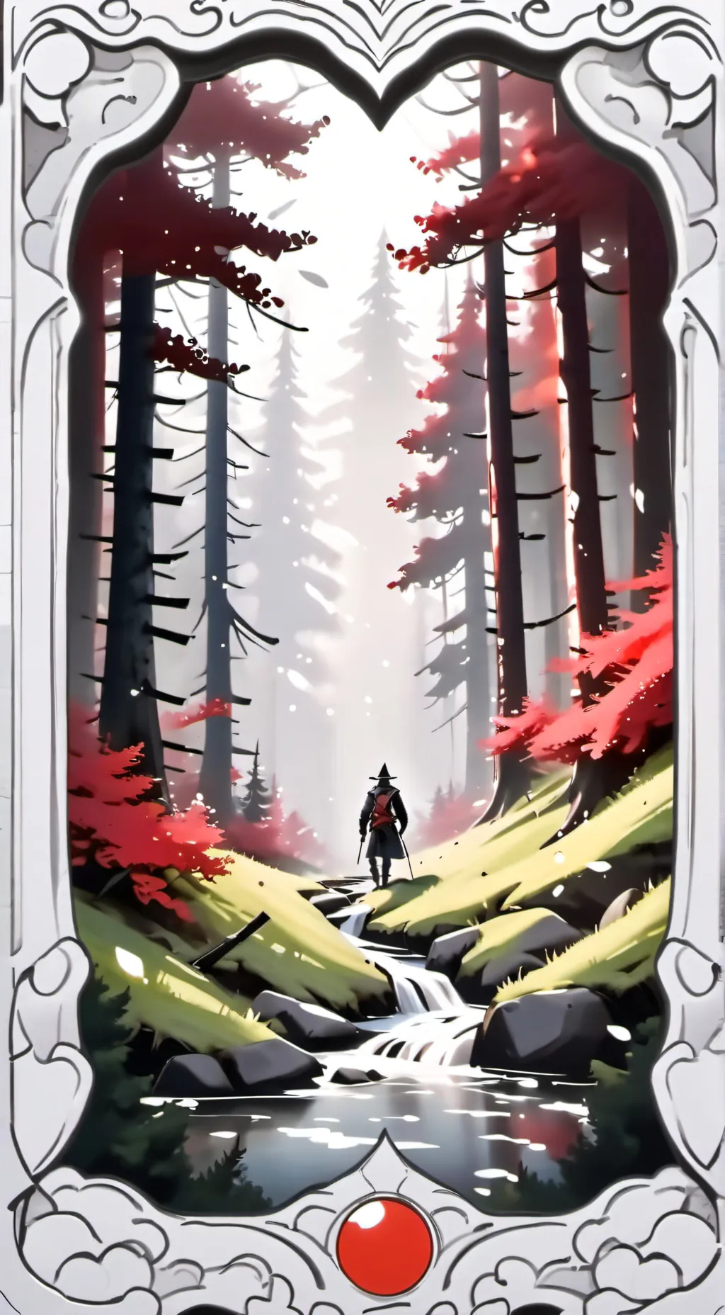 ai character: flu flu flu flu fl background