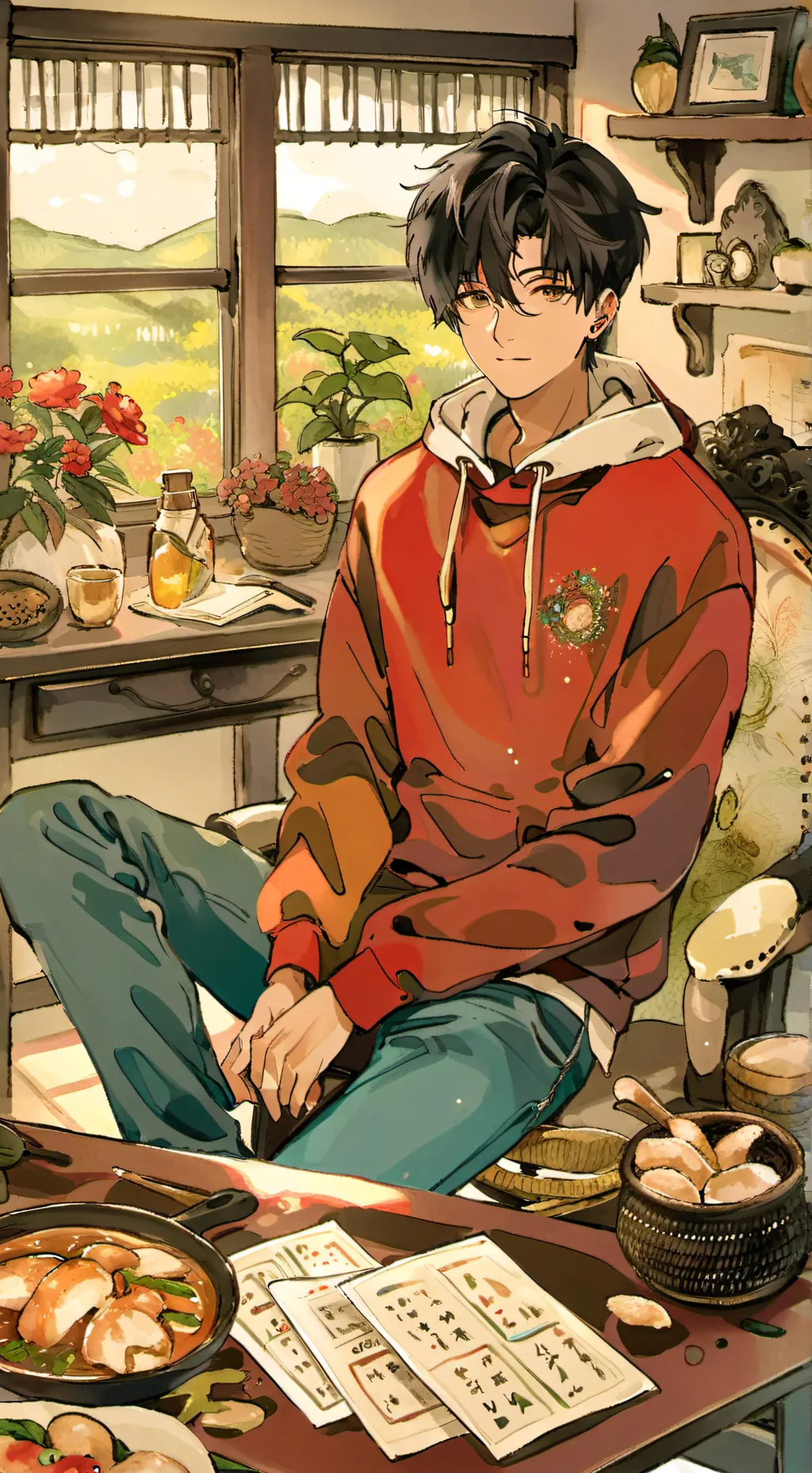 ai character: Michael  background