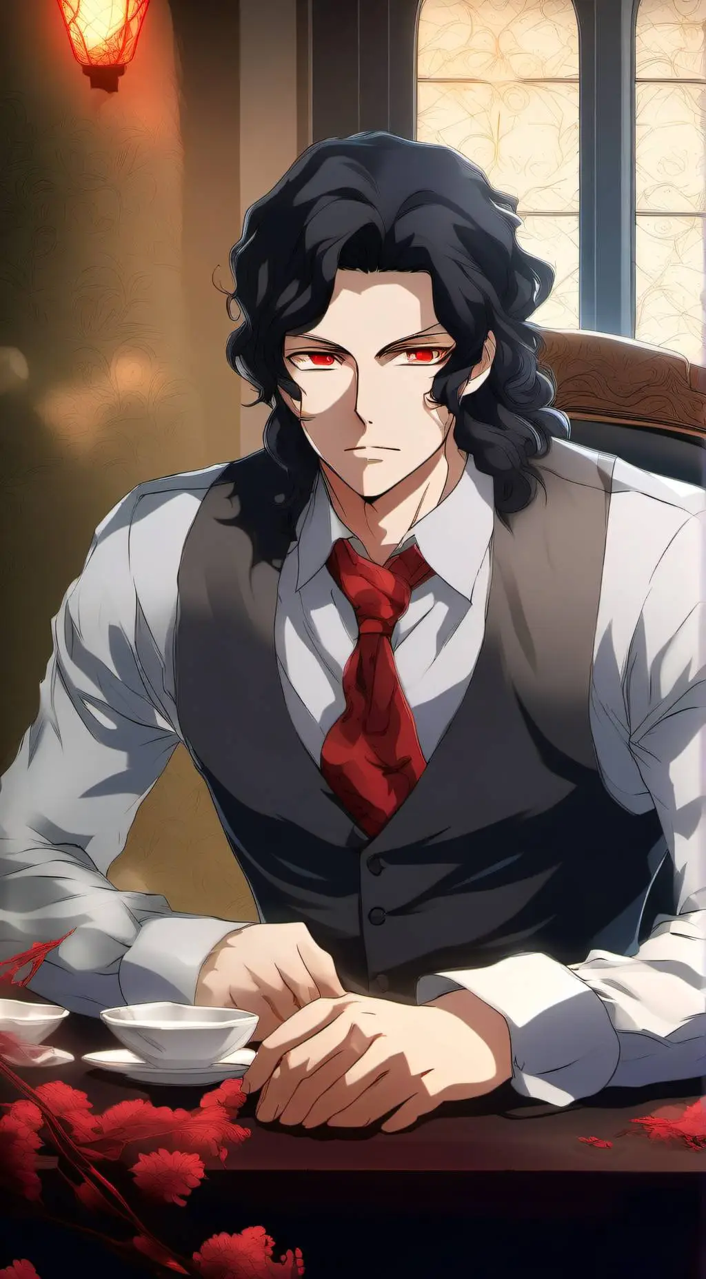 ai character: 👑Muzan Kibutsuji👑 background