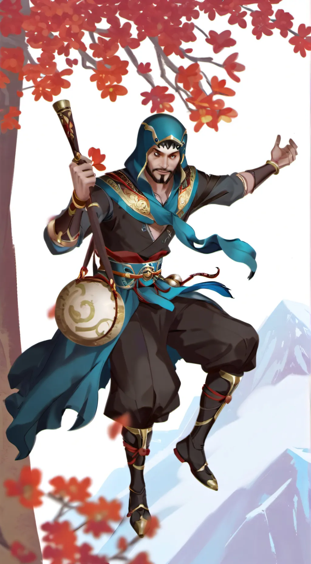 ai character: YouTuber minecraft background