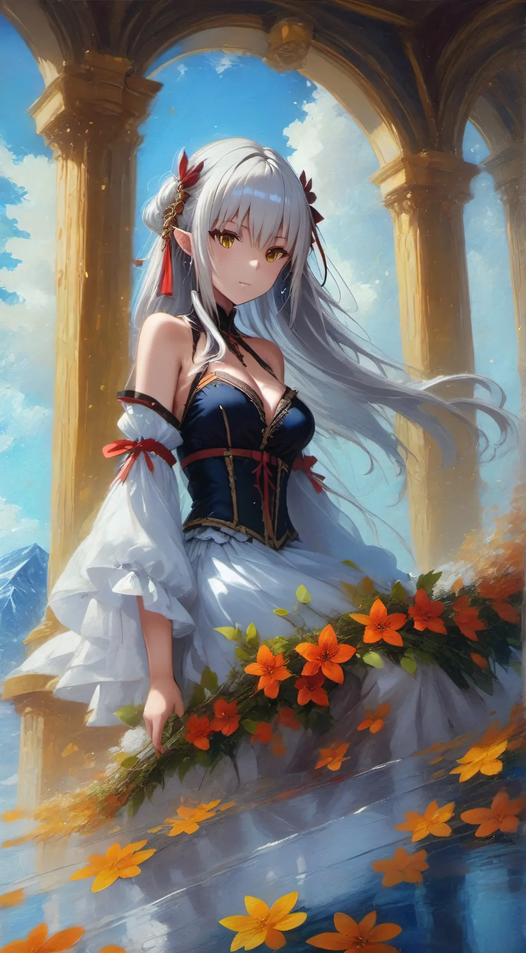 ai character: Сульфур background