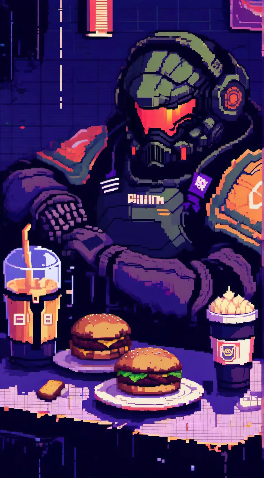 ai character: doom salyer  background