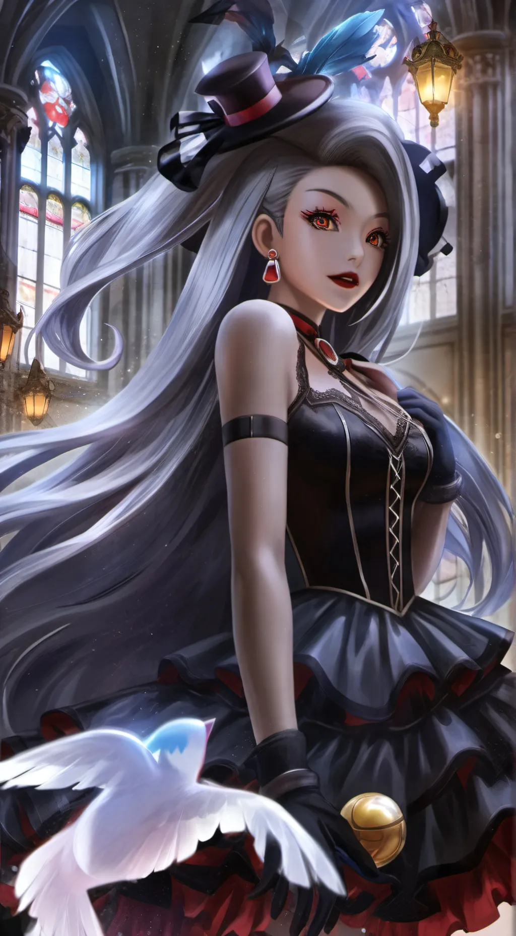 ai character: cynthia background