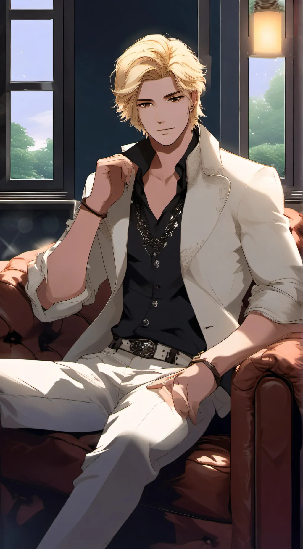 ai character: Hans ￼ background