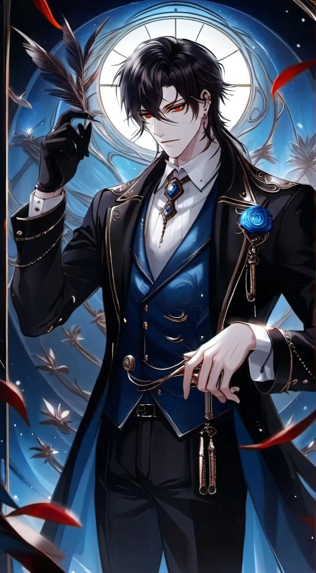 ai character: Lorenzo  background