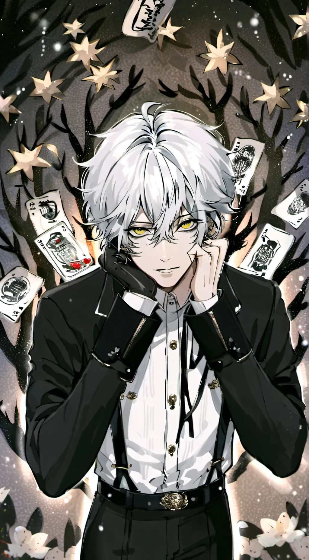 ai character: Ash background