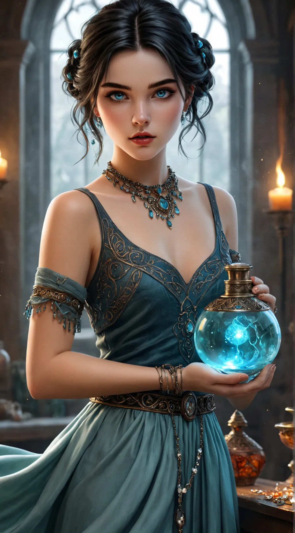 ai character: Audrey background