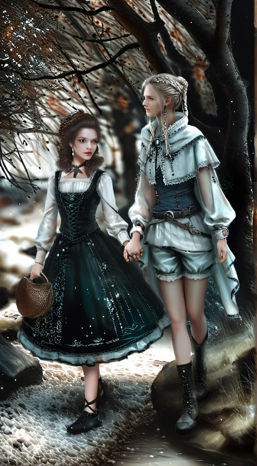 ai character: Kate und Kessandra background