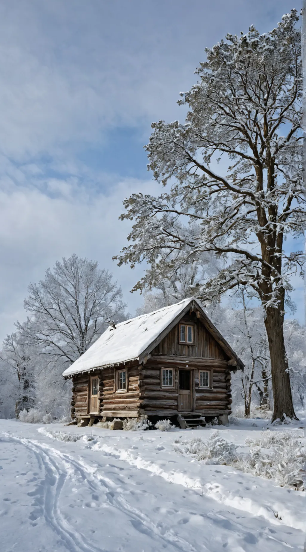 ai character: cod(snowed in) background