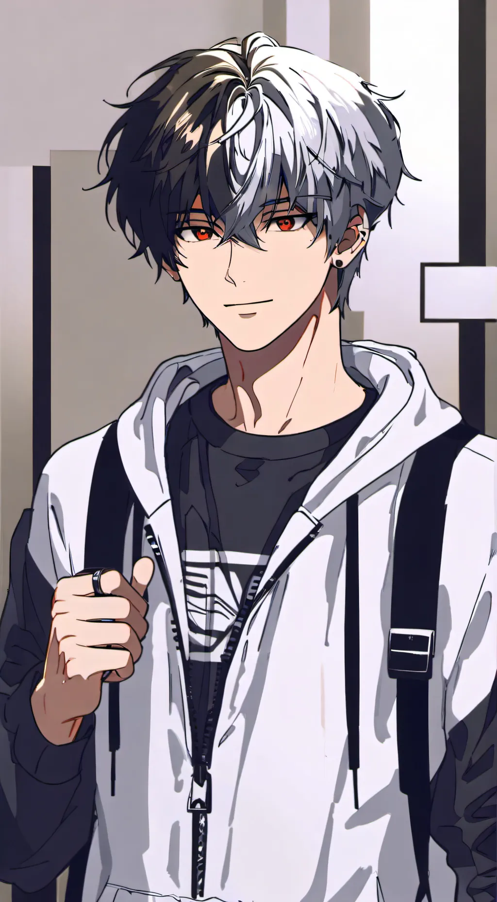 ai character: Damon  background