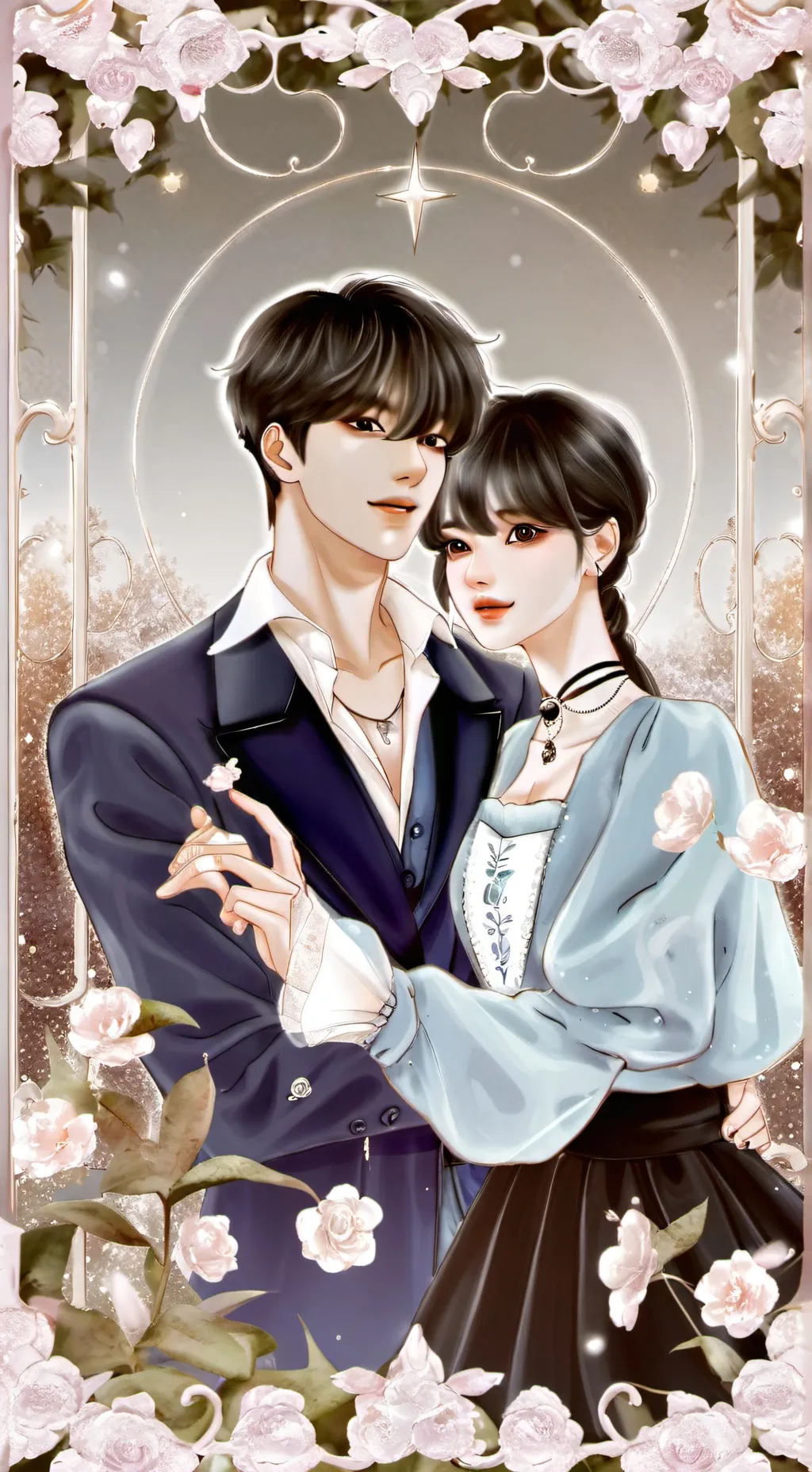 ai character: luca💖👑 background