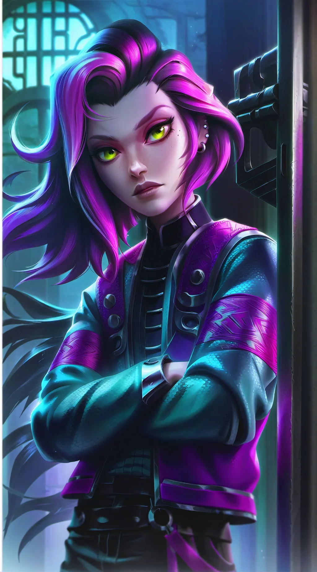 ai character: Jaded Partner background