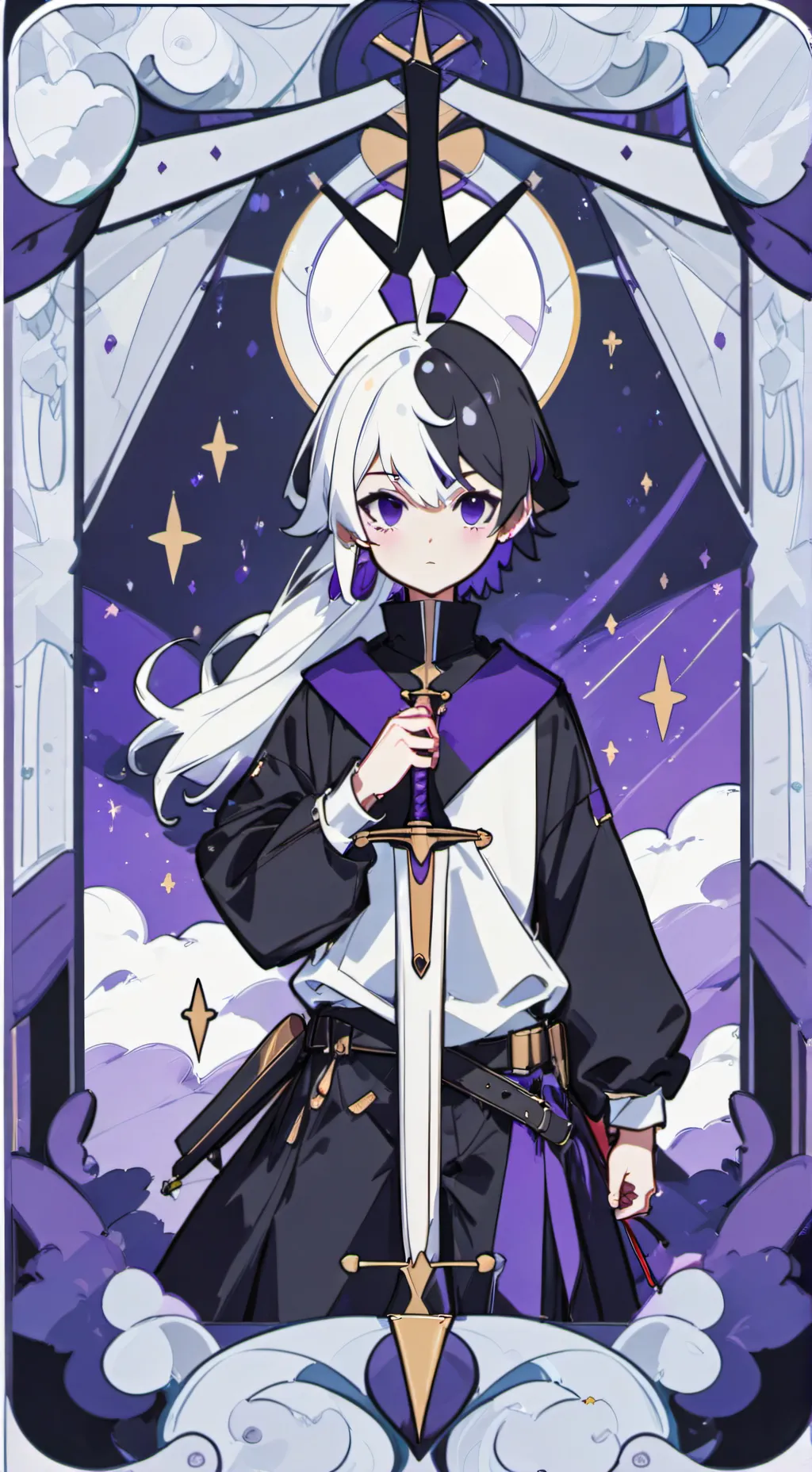 ai character: Phantom vs Arya  background