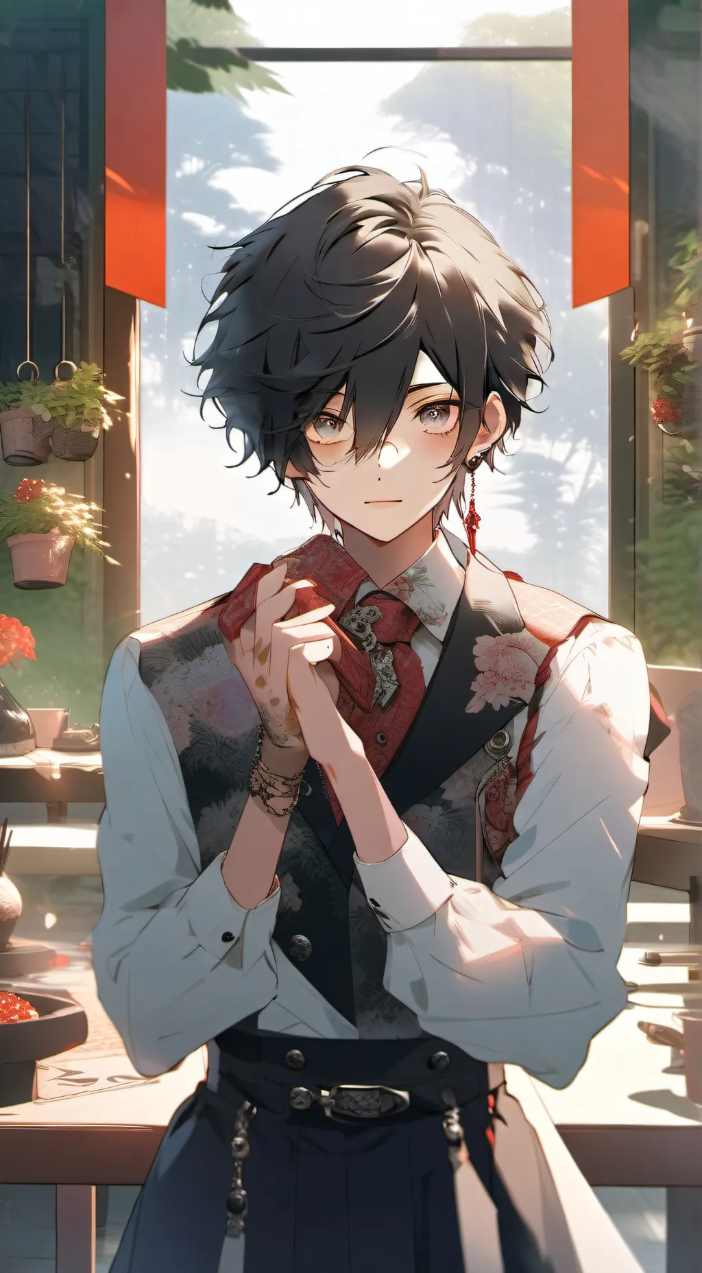 ai character: Yuka background