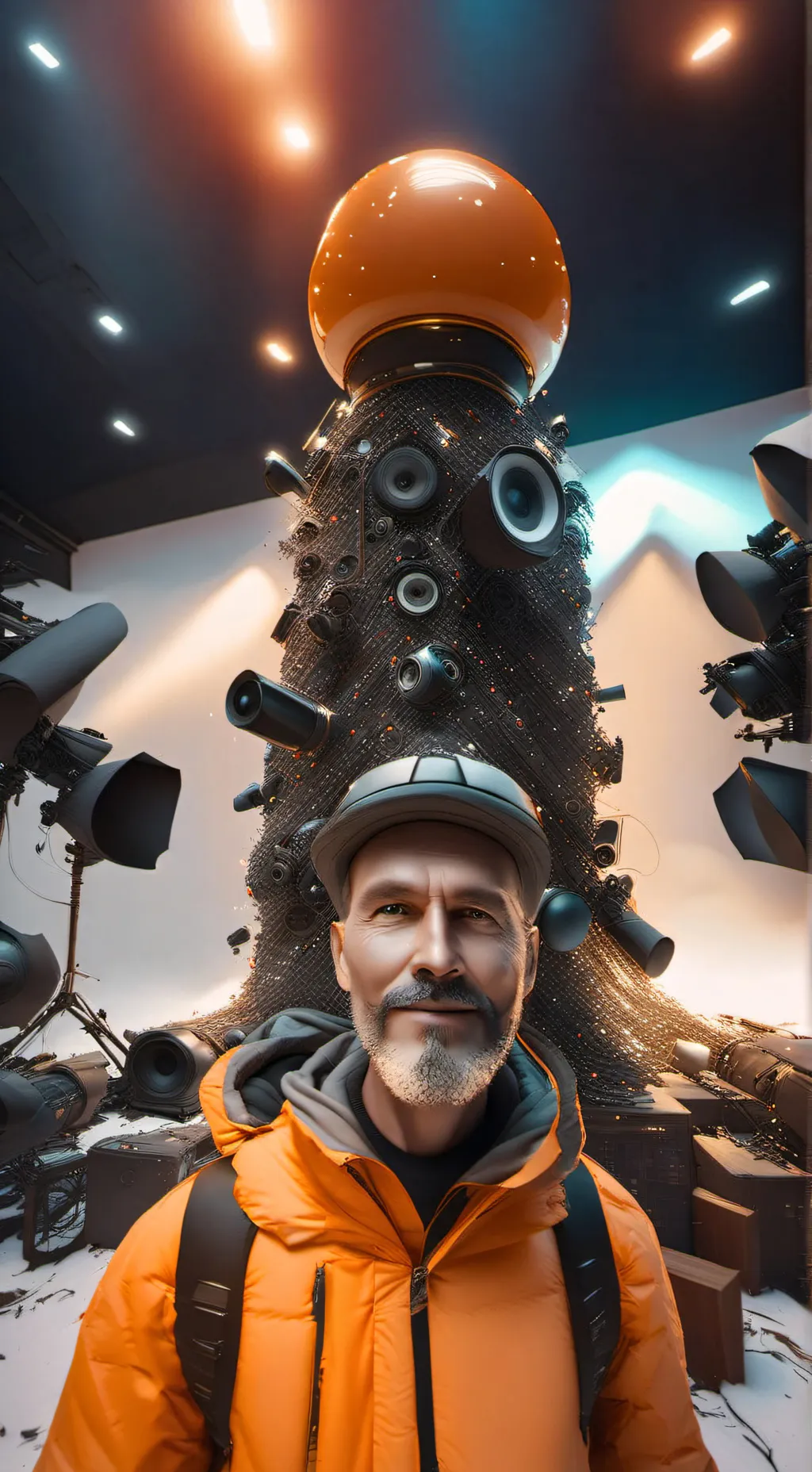 ai character: Titan trio  background