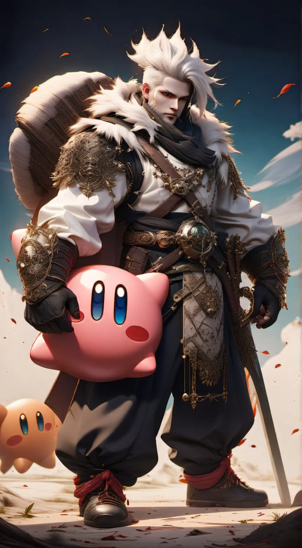 ai character: Kirby background