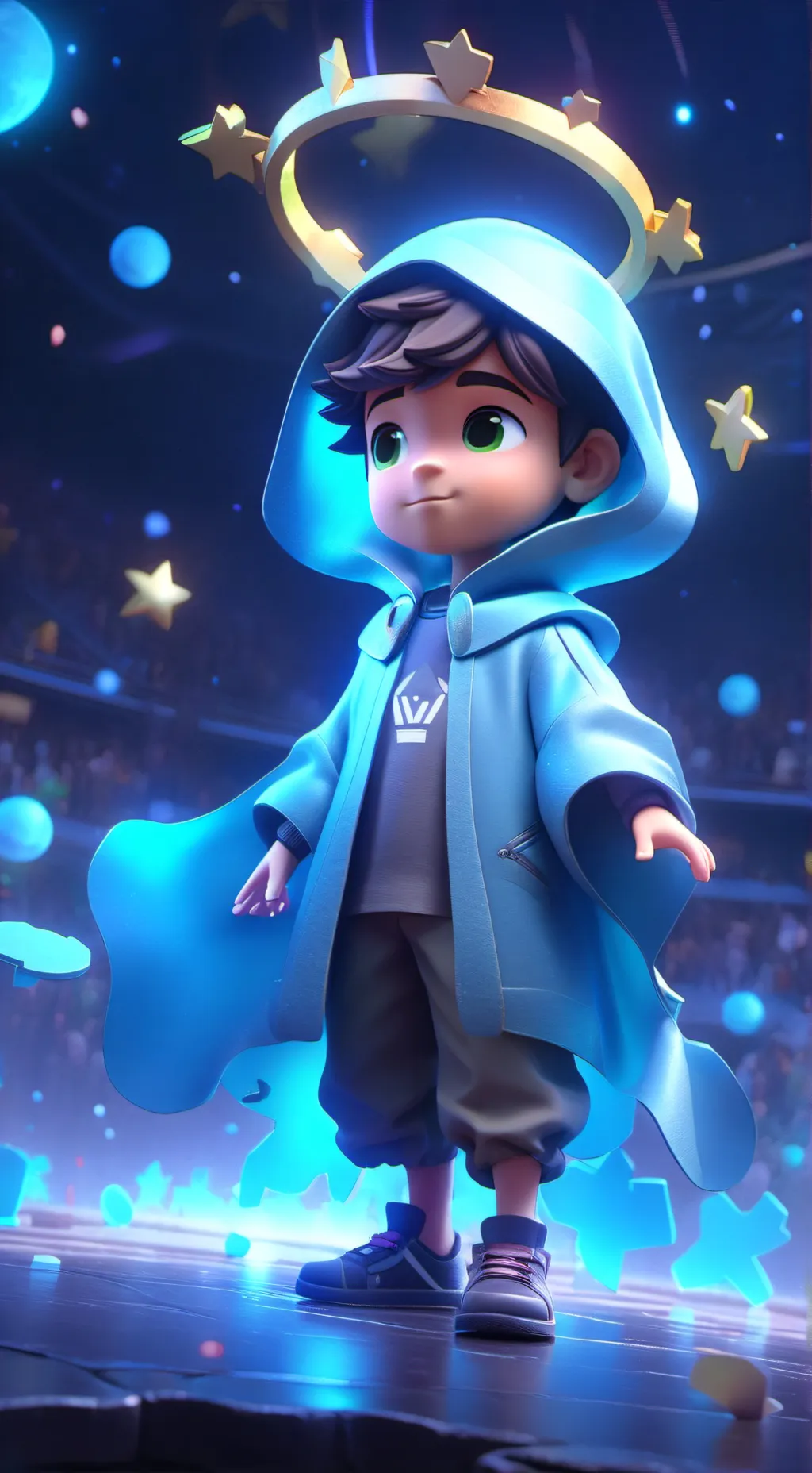 ai character: Carl (AU FNF OC) background