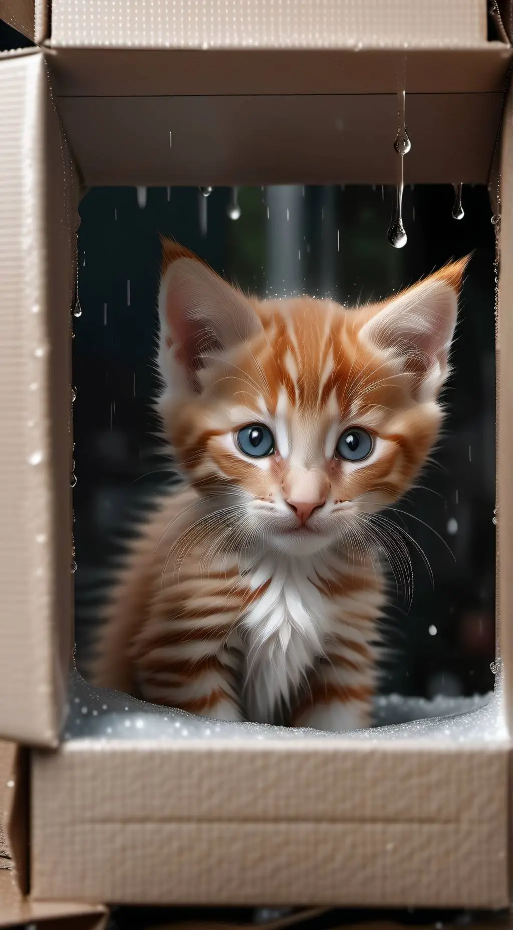 ai character: Ginger the kitten background