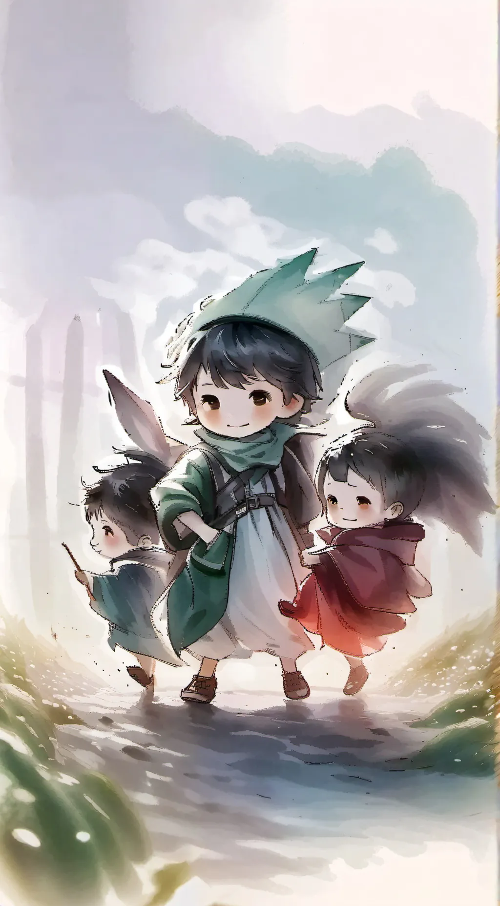 ai character: life trend background