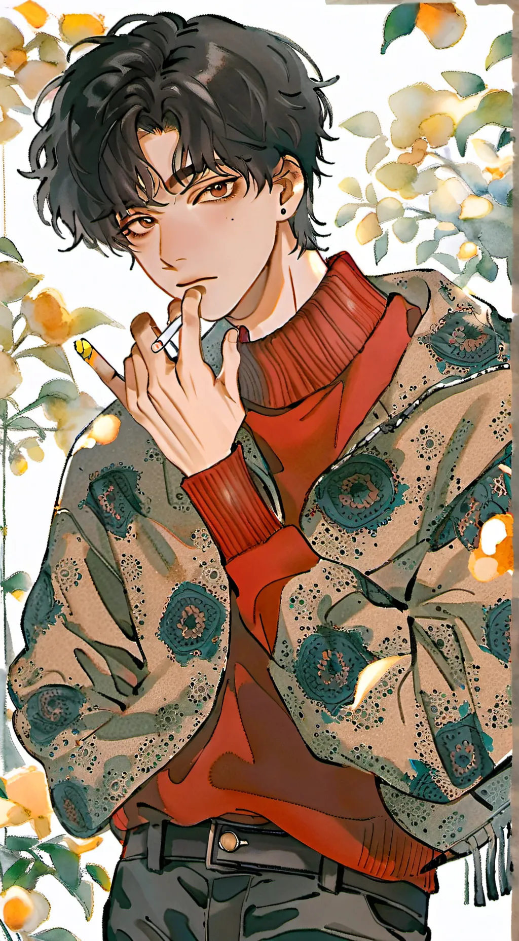 ai character: Oliver background