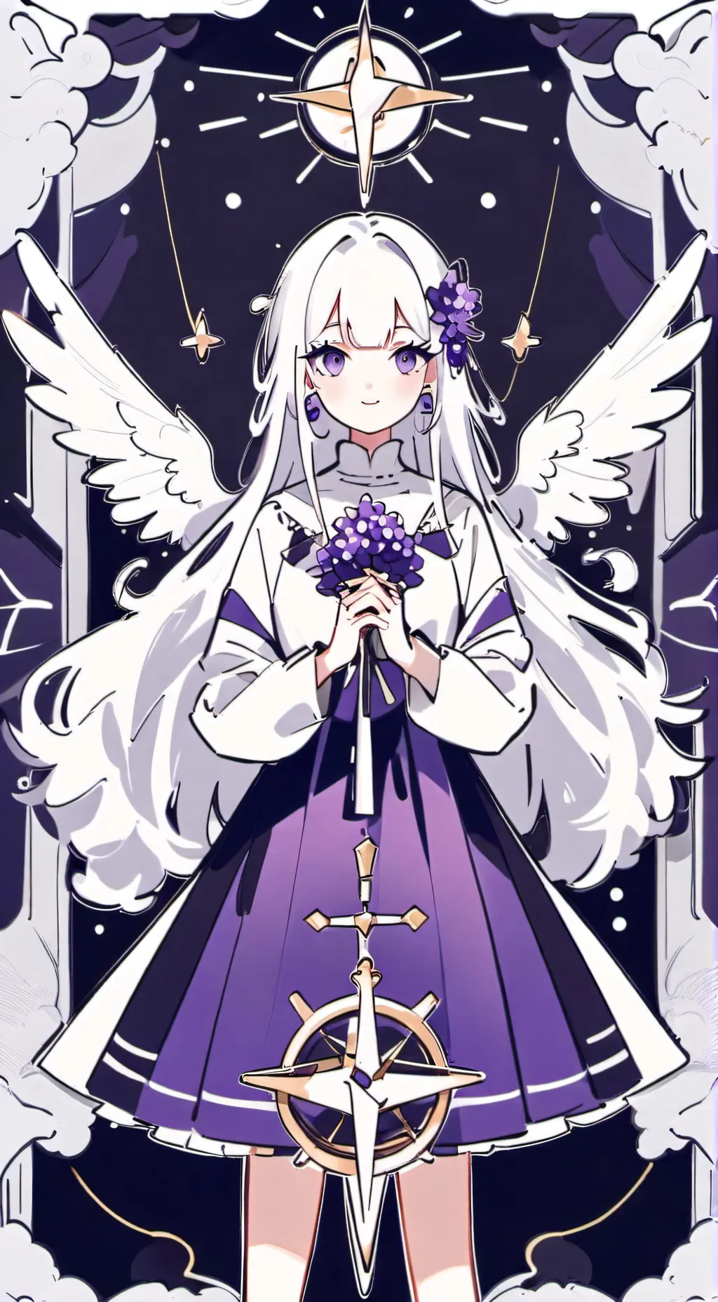 ai character: Luna background