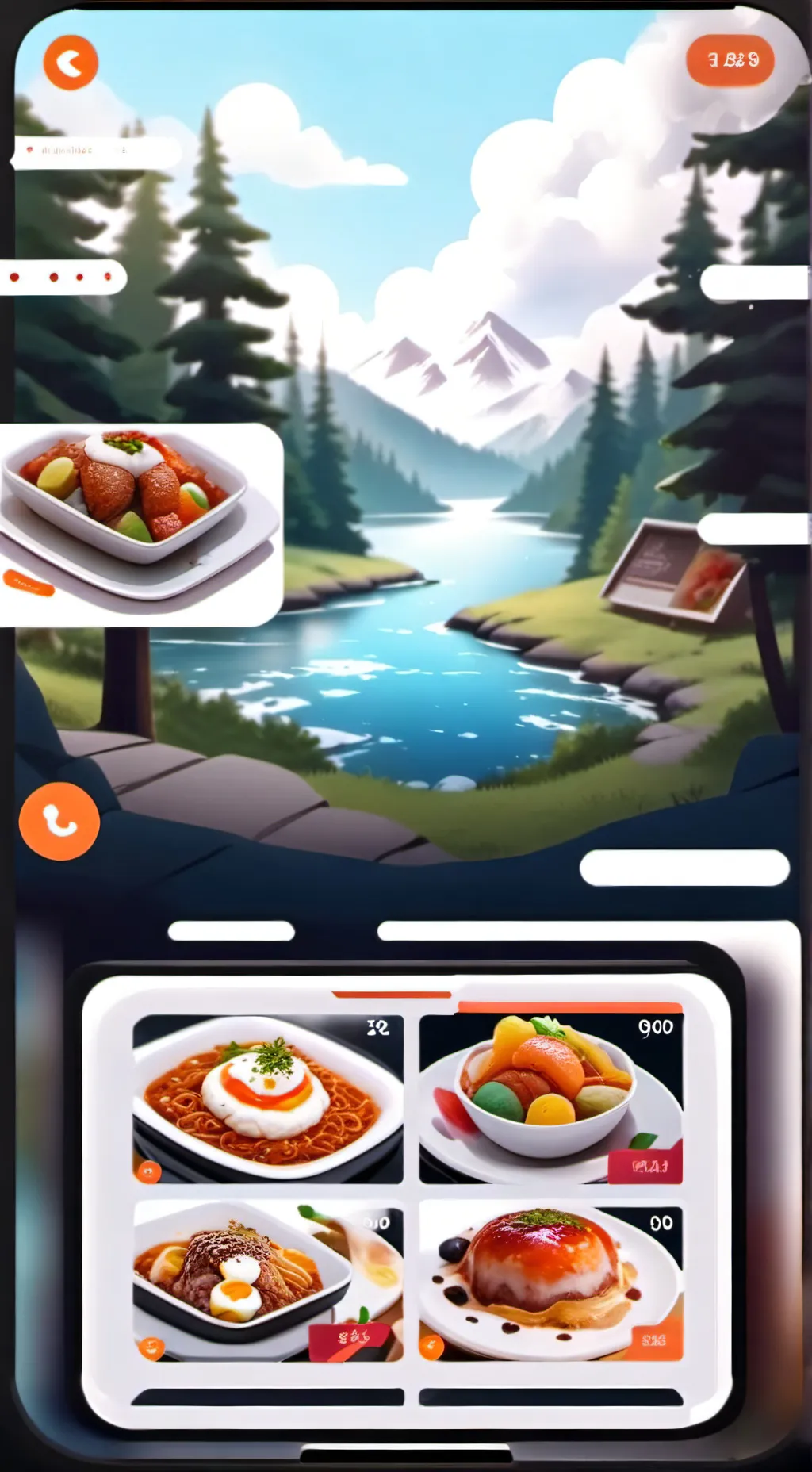 ai character: Fav Food Challenge background