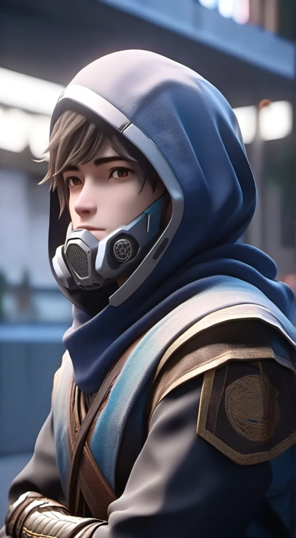 ai character: La libertad  background