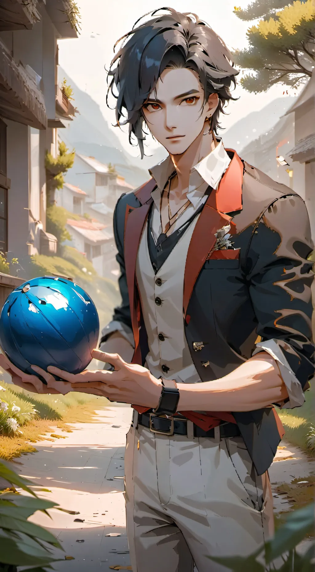 ai character: gojo background