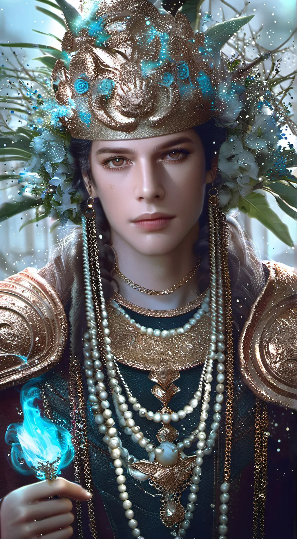 ai character: ник background