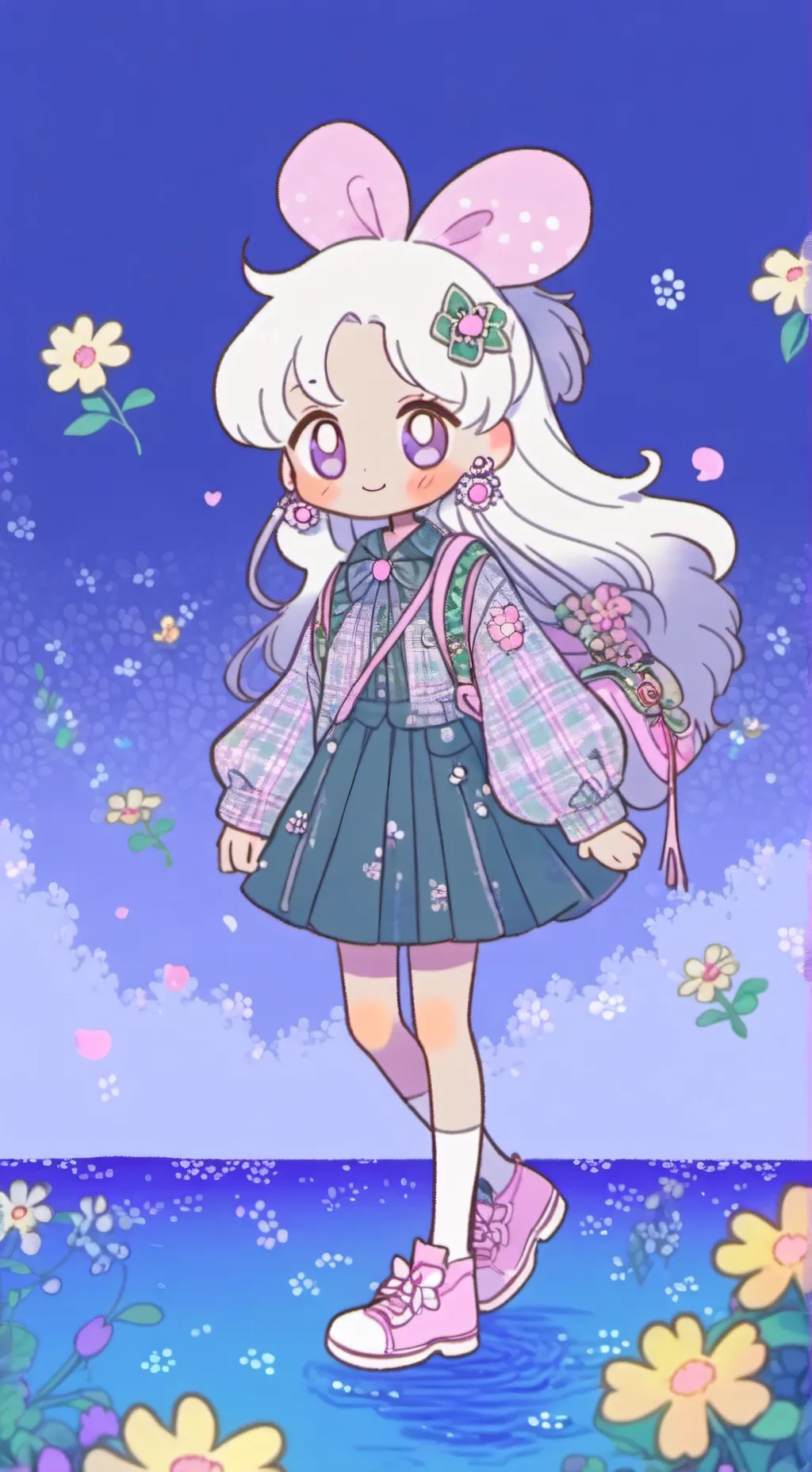 ai character: Lilly background